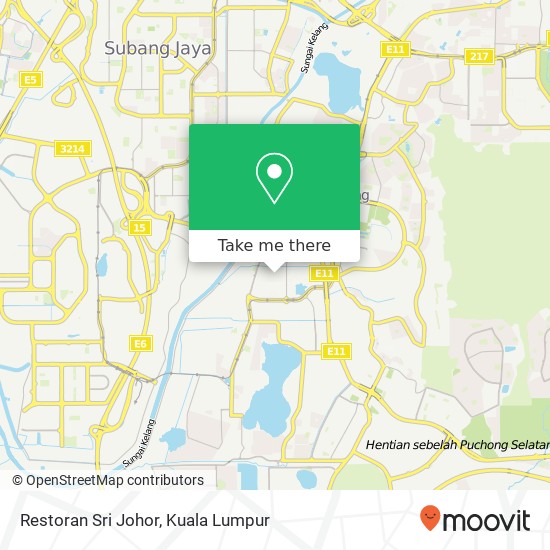 Restoran Sri Johor map