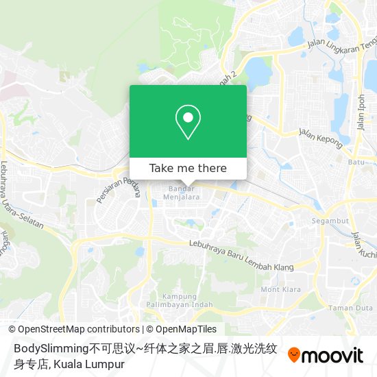 BodySlimming不可思议~纤体之家之眉.唇.激光洗纹身专店 map