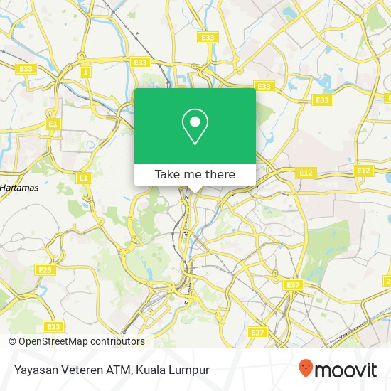 Yayasan Veteren ATM map