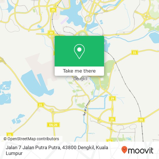 Peta Jalan 7 Jalan Putra Putra, 43800 Dengkil