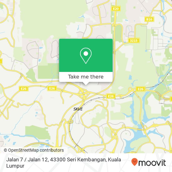 Peta Jalan 7 / Jalan 12, 43300 Seri Kembangan