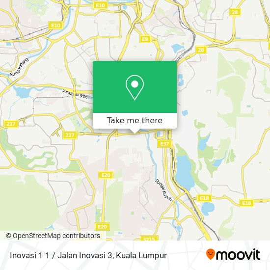 Inovasi 1 1 / Jalan Inovasi 3 map