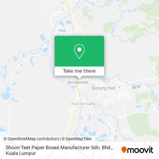 Shoon Teet Paper Boxes Manufacturer Sdn. Bhd. map