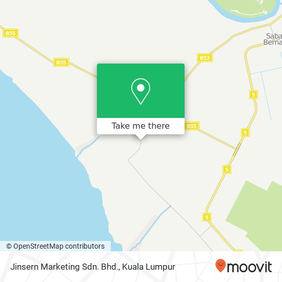 Peta Jinsern Marketing Sdn. Bhd., Jalan Sekendi 45200 Bagan Nakhoda Omar