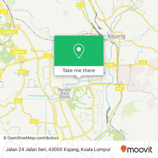 Jalan 24 Jalan Seri, 43000 Kajang map