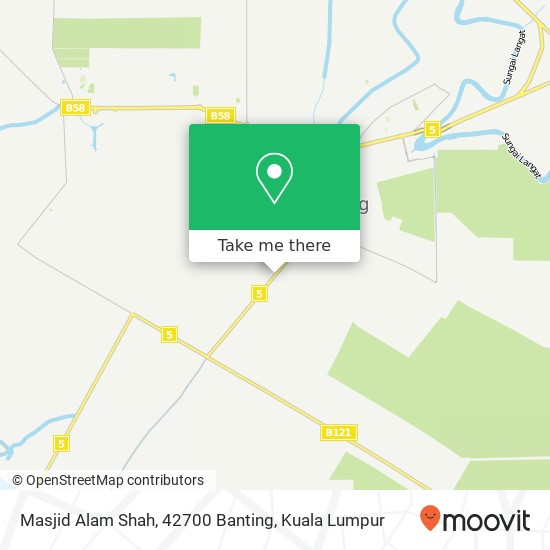 Peta Masjid Alam Shah, 42700 Banting