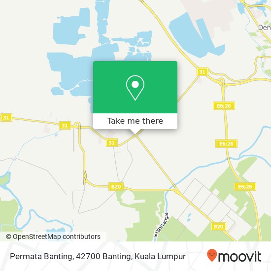 Permata Banting, 42700 Banting map