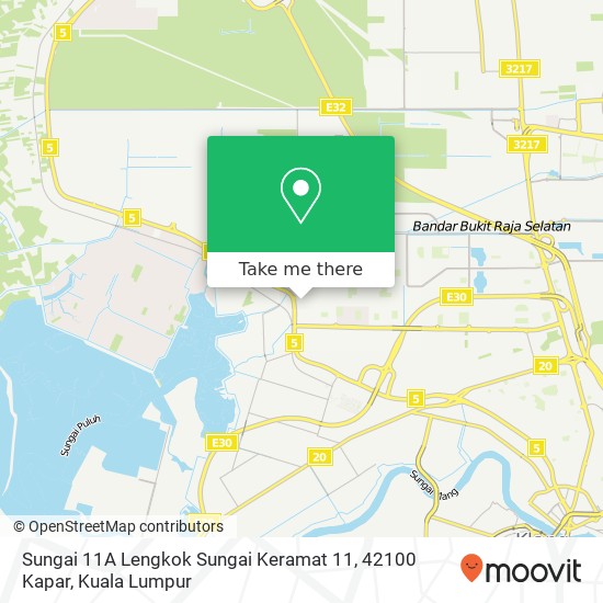 Sungai 11A Lengkok Sungai Keramat 11, 42100 Kapar map