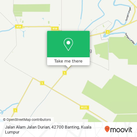 Jalan Alam Jalan Durian, 42700 Banting map