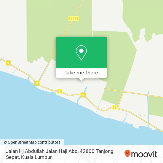 Jalan Hj Abdullah Jalan Haji Abd, 42800 Tanjong Sepat map