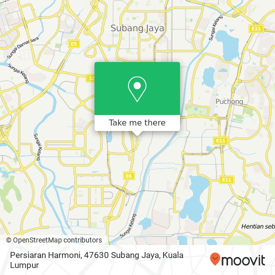 Persiaran Harmoni, 47630 Subang Jaya map