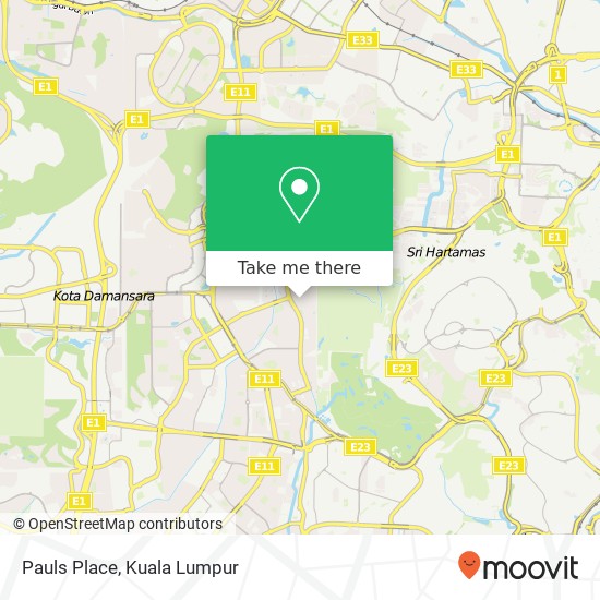 Pauls Place map