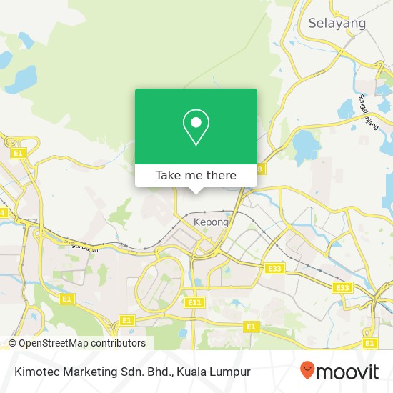 Peta Kimotec Marketing Sdn. Bhd.