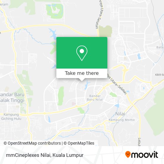 mmCineplexes Nilai map