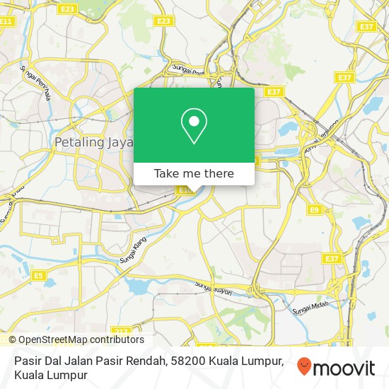 Pasir Dal Jalan Pasir Rendah, 58200 Kuala Lumpur map