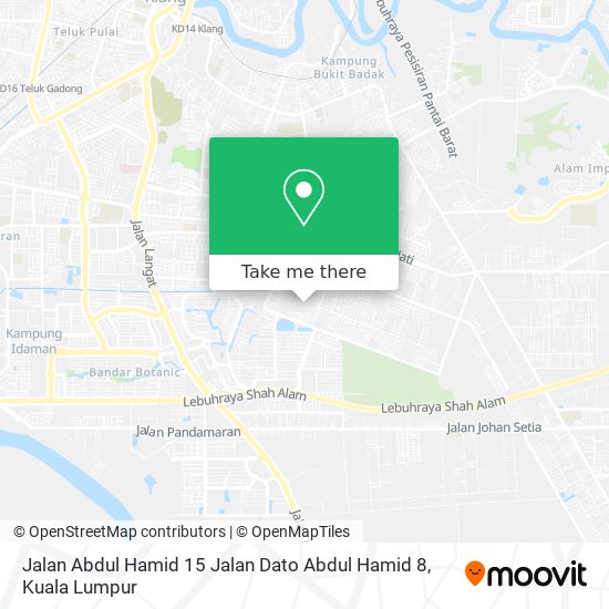 Jalan Abdul Hamid 15 Jalan Dato Abdul Hamid 8 map