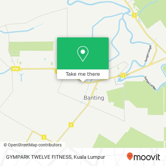 GYMPARK TWELVE FITNESS map