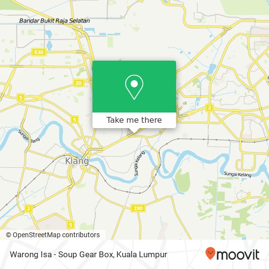 Warong Isa - Soup Gear Box map