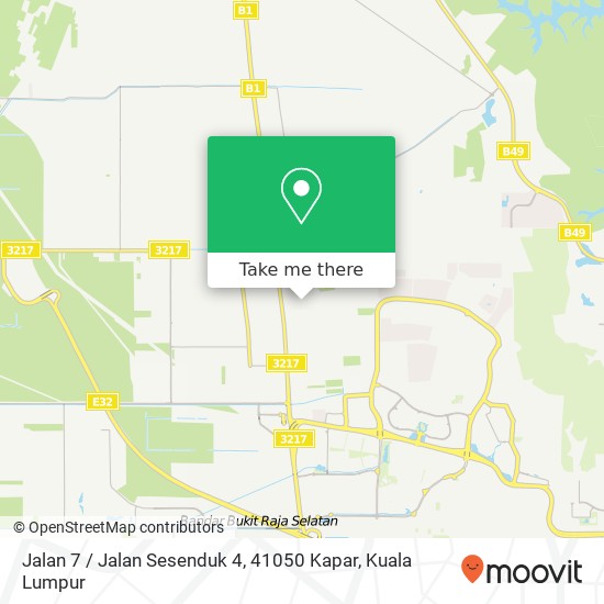 Jalan 7 / Jalan Sesenduk 4, 41050 Kapar map