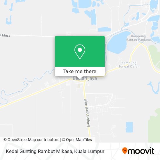 Kedai Gunting Rambut Mikasa map