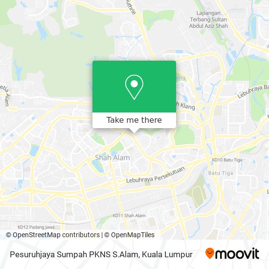 Peta Pesuruhjaya Sumpah PKNS S.Alam