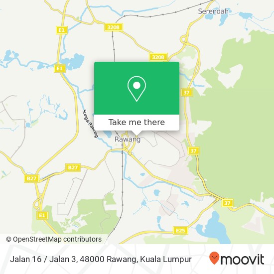 Peta Jalan 16 / Jalan 3, 48000 Rawang