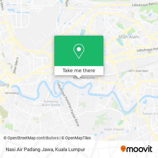 Nasi Air Padang Jawa map