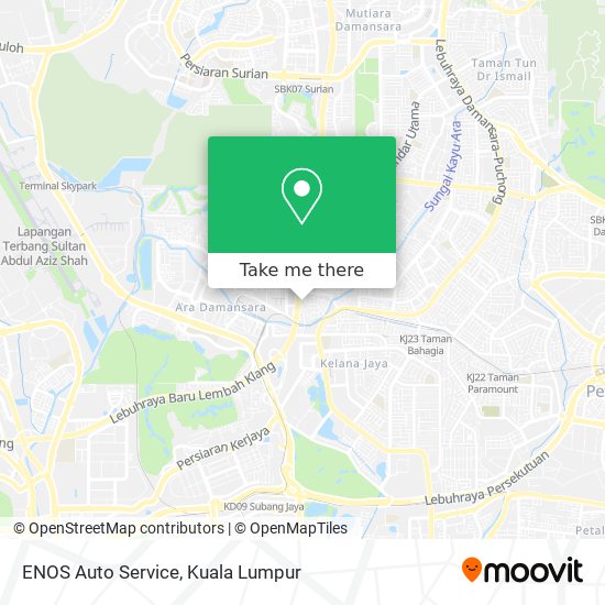 ENOS Auto Service map