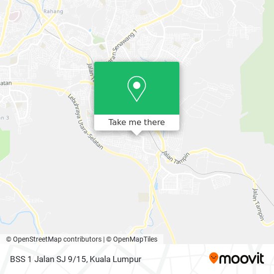 BSS 1 Jalan SJ 9/15 map