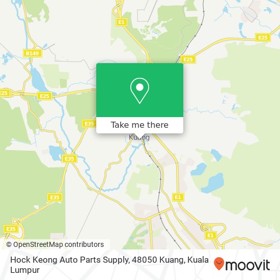 Hock Keong Auto Parts Supply, 48050 Kuang map