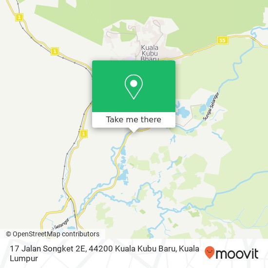 17 Jalan Songket 2E, 44200 Kuala Kubu Baru map