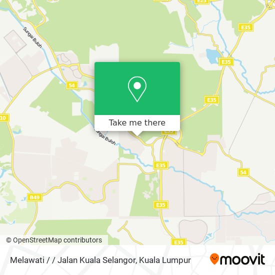 Peta Melawati / / Jalan Kuala Selangor