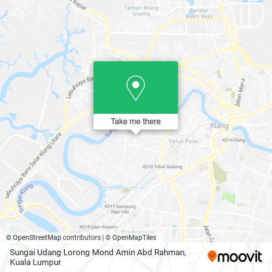 Sungai Udang Lorong Mond Amin Abd Rahman map