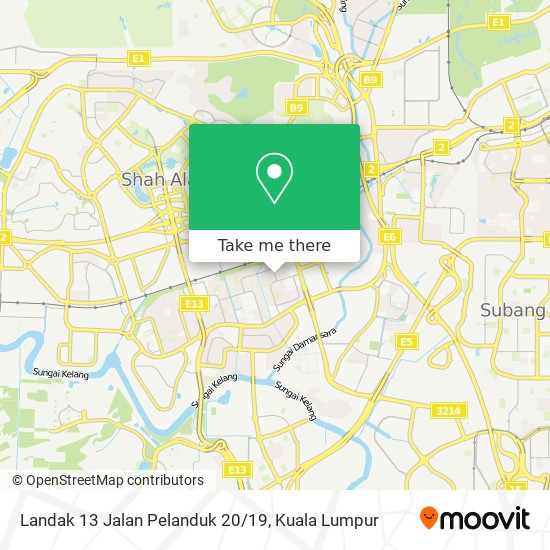 Landak 13 Jalan Pelanduk 20/19 map