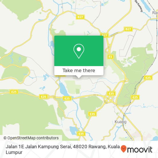 Jalan 1E Jalan Kampung Serai, 48020 Rawang map