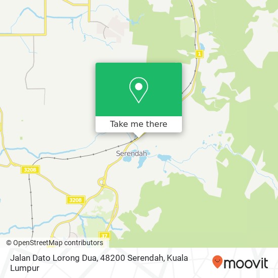 Peta Jalan Dato Lorong Dua, 48200 Serendah