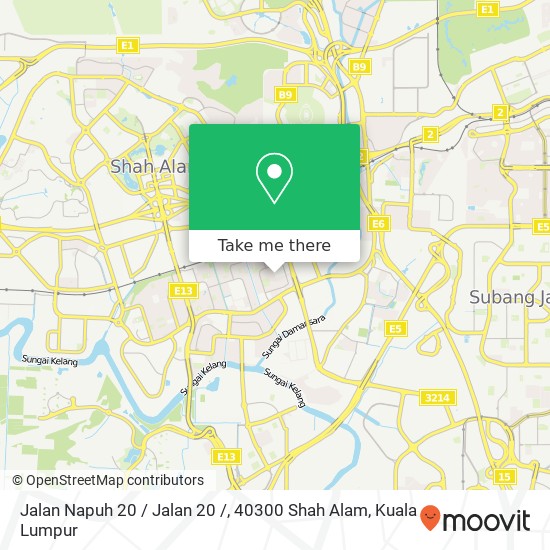 Jalan Napuh 20 / Jalan 20 /, 40300 Shah Alam map