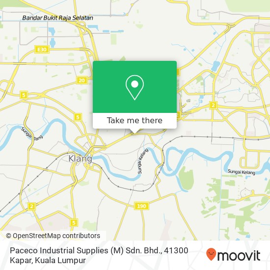 Paceco Industrial Supplies (M) Sdn. Bhd., 41300 Kapar map