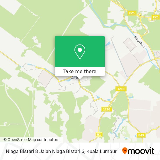 Niaga Bistari 8 Jalan Niaga Bistari 6 map