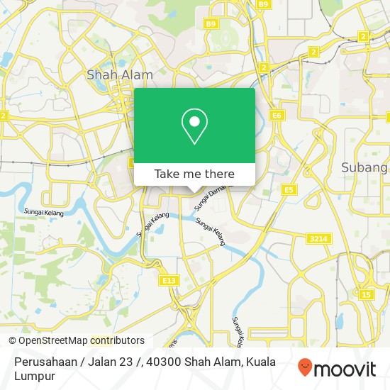 Peta Perusahaan / Jalan 23 /, 40300 Shah Alam