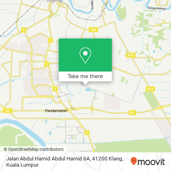 Jalan Abdul Hamid Abdul Hamid 6A, 41200 Klang map