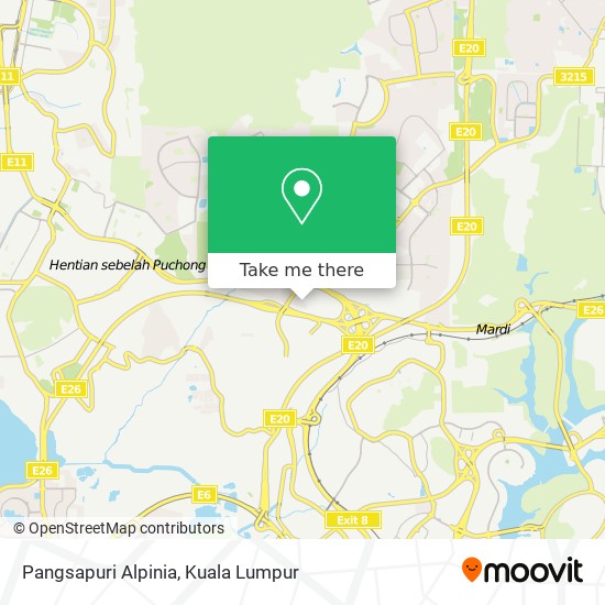 Pangsapuri Alpinia map