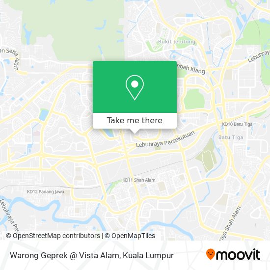 Warong Geprek @ Vista Alam map