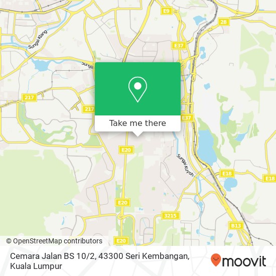 Cemara Jalan BS 10 / 2, 43300 Seri Kembangan map