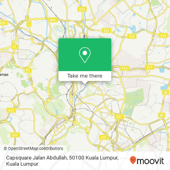 Capsquare Jalan Abdullah, 50100 Kuala Lumpur map