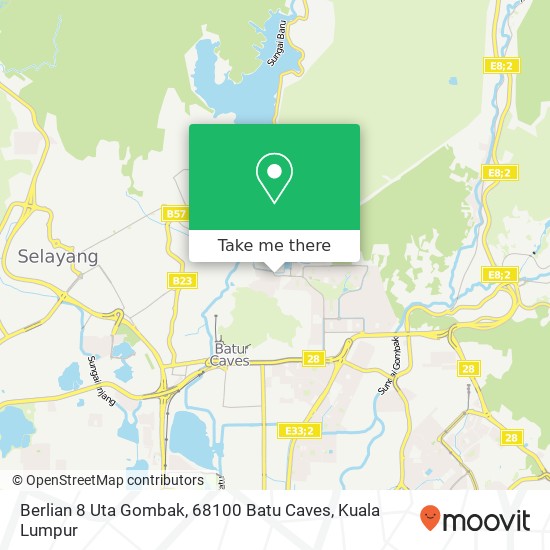 Berlian 8 Uta Gombak, 68100 Batu Caves map