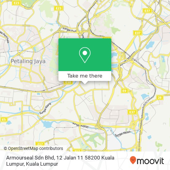 Peta Armourseal Sdn Bhd, 12 Jalan 11 58200 Kuala Lumpur