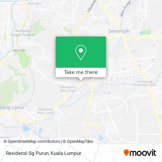 Residensi Sg Purun map