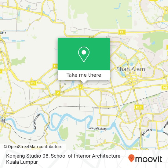 Konjeng Studio 08, School of Interior Architecture map