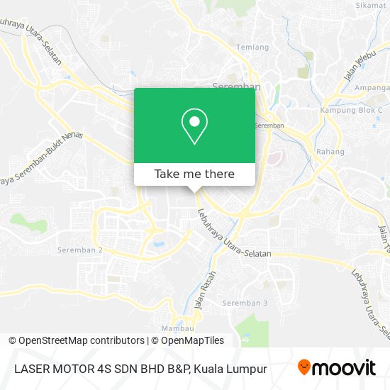 LASER MOTOR 4S SDN BHD B&P map